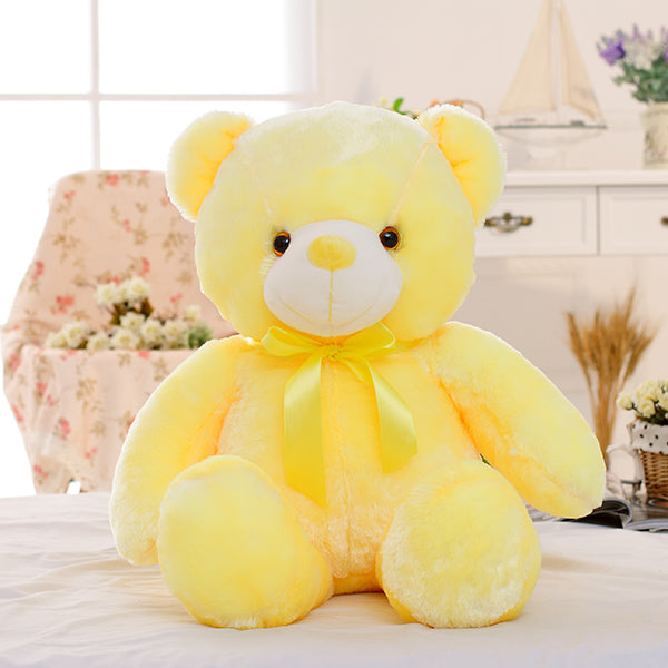 Colorful Glowing Teddy Bear Plush Toy