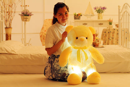 Colorful Glowing Teddy Bear Plush Toy