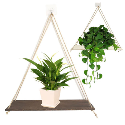 Creative swing plant display rack