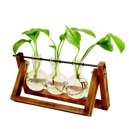 Swing Wooden Stand Hydroponic Plant