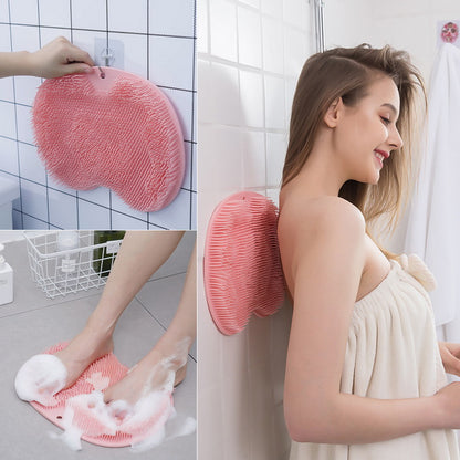 Foot and Back Brush with Non-Slip Suction Cups