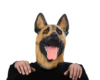 Latex Mask Police Dog