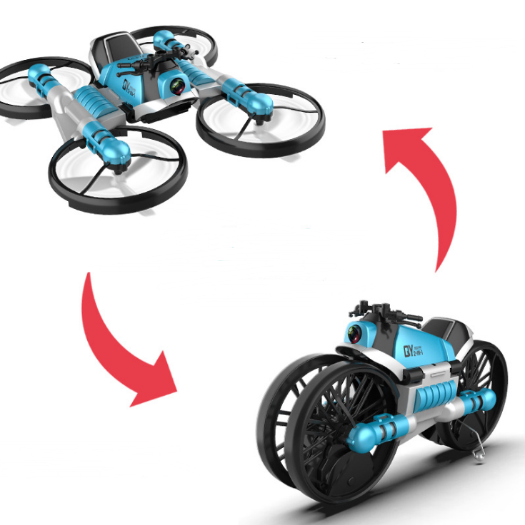 2 in 1 Motorcycle Drone Foldable + Camera