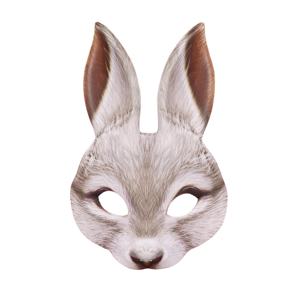 Half Face Rabbit Mask