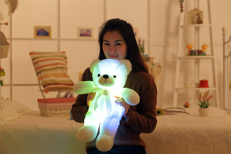 Colorful Glowing Teddy Bear Plush Toy