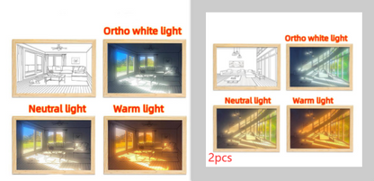 Painting/Drawing with Simulated Night Light Sunshine