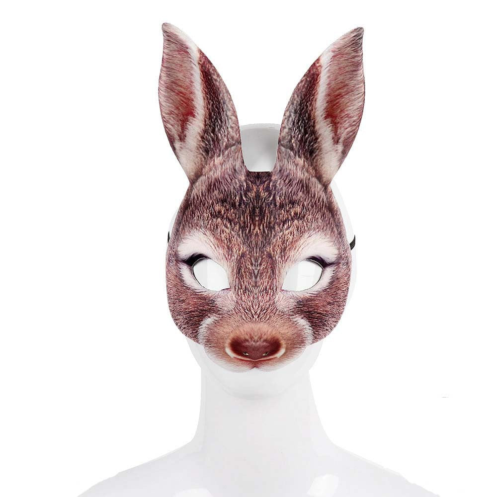 Half Face Rabbit Mask