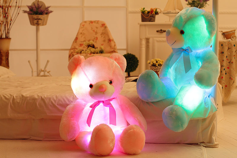 Colorful Glowing Teddy Bear Plush Toy