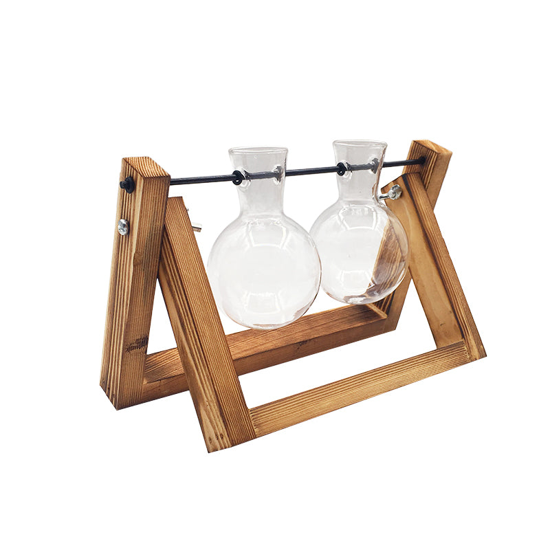 Swing Wooden Stand Hydroponic Plant