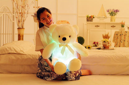 Colorful Glowing Teddy Bear Plush Toy