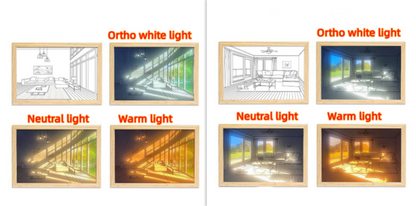 Painting/Drawing with Simulated Night Light Sunshine