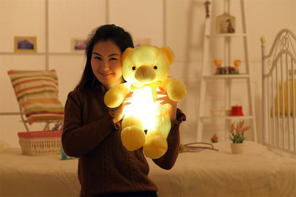 Colorful Glowing Teddy Bear Plush Toy