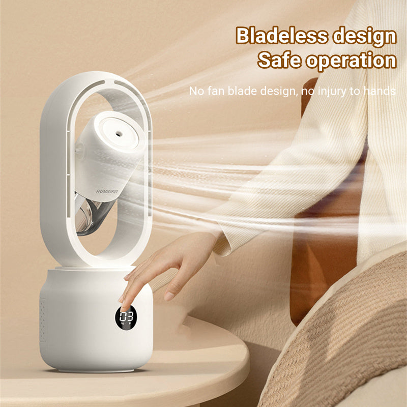 Cooled Spray Mist Electric Fan