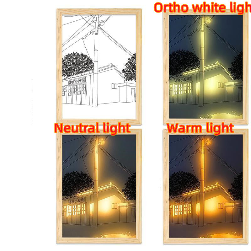 Painting/Drawing with Simulated Night Light Sunshine