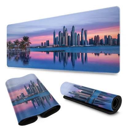 City views desk table mat