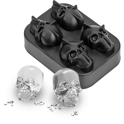 Skull-shaped Ice Cube Mold