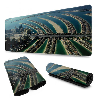 City views desk table mat