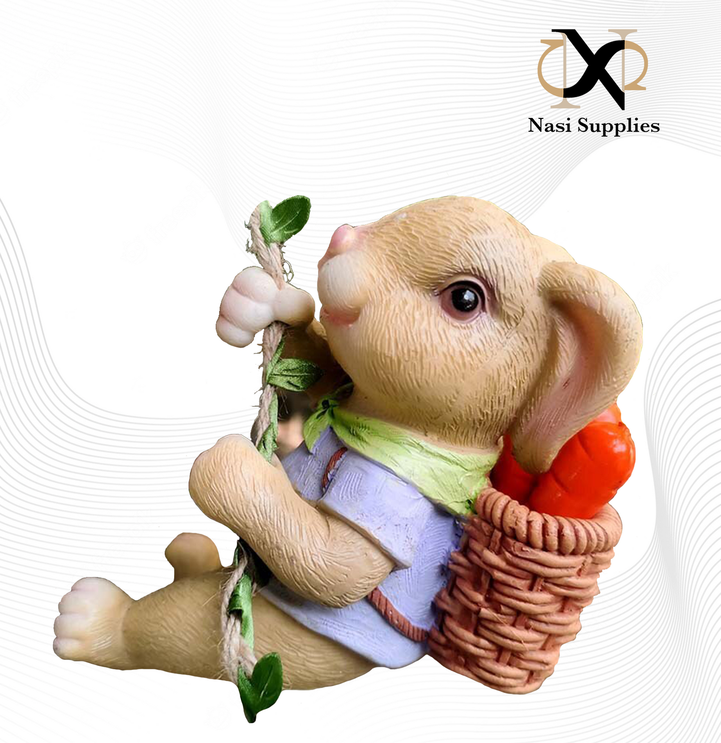 Little Bunny Climbing Ornament