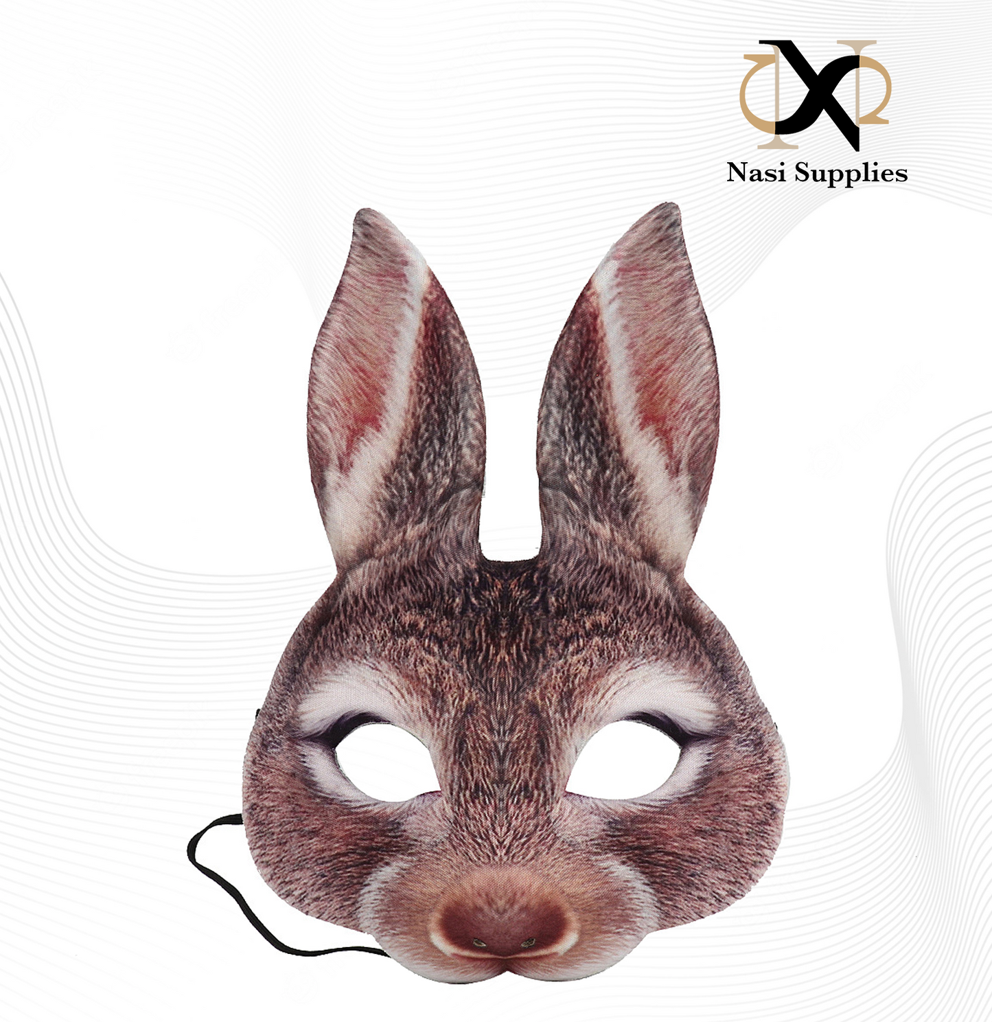 Half Face Rabbit Mask