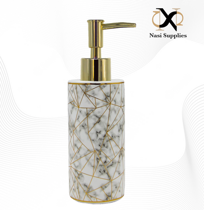 Marble Ceramic Shampoo Bottle