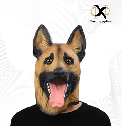 Latex Mask Police Dog