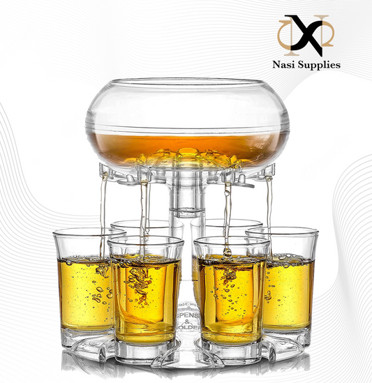 6-Shot Glass Dispenser Holder