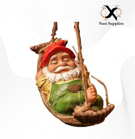 Garden gnome in hammock Ornament