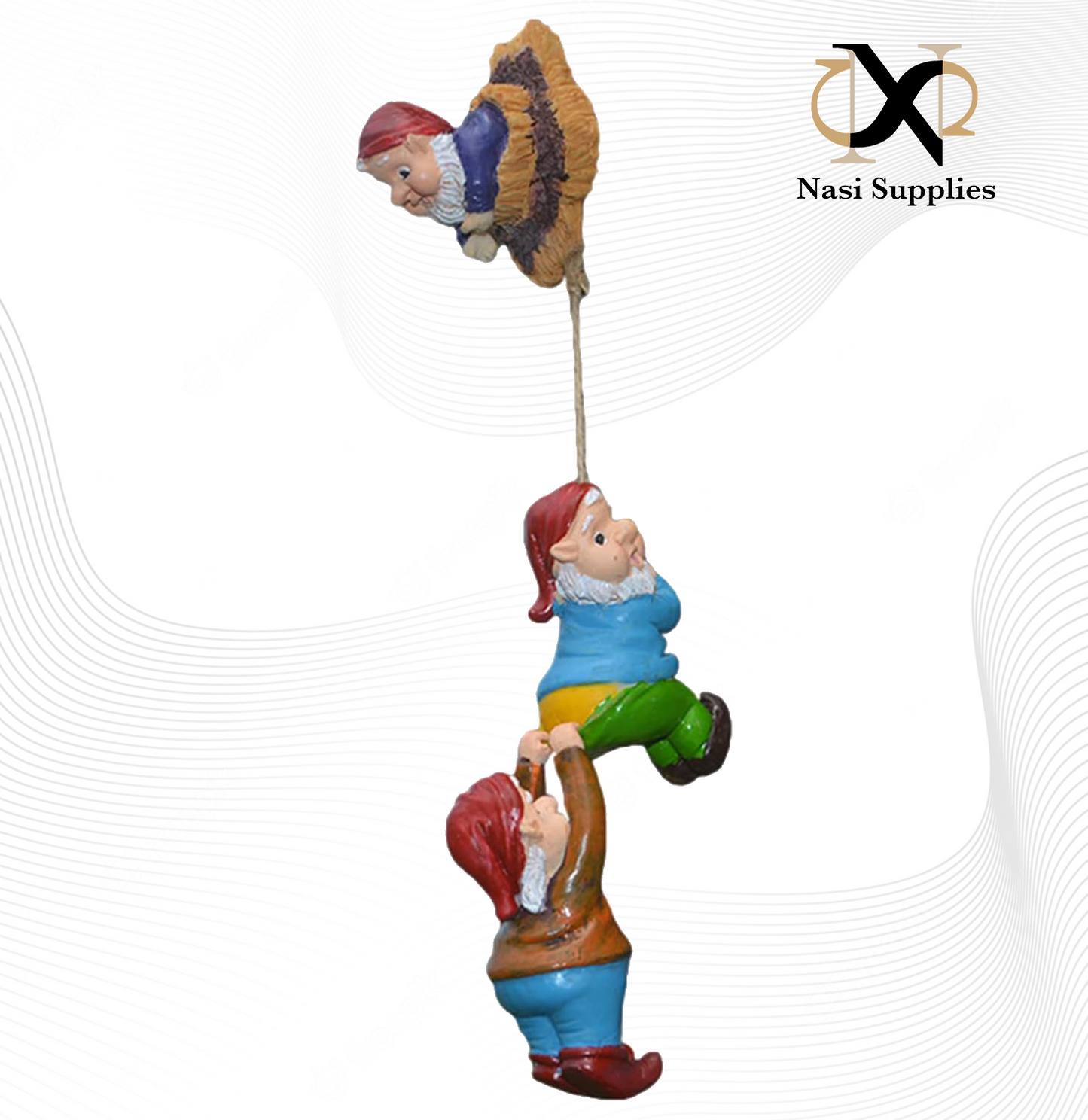 Climbing Gnome Ornaments Tree Decoration