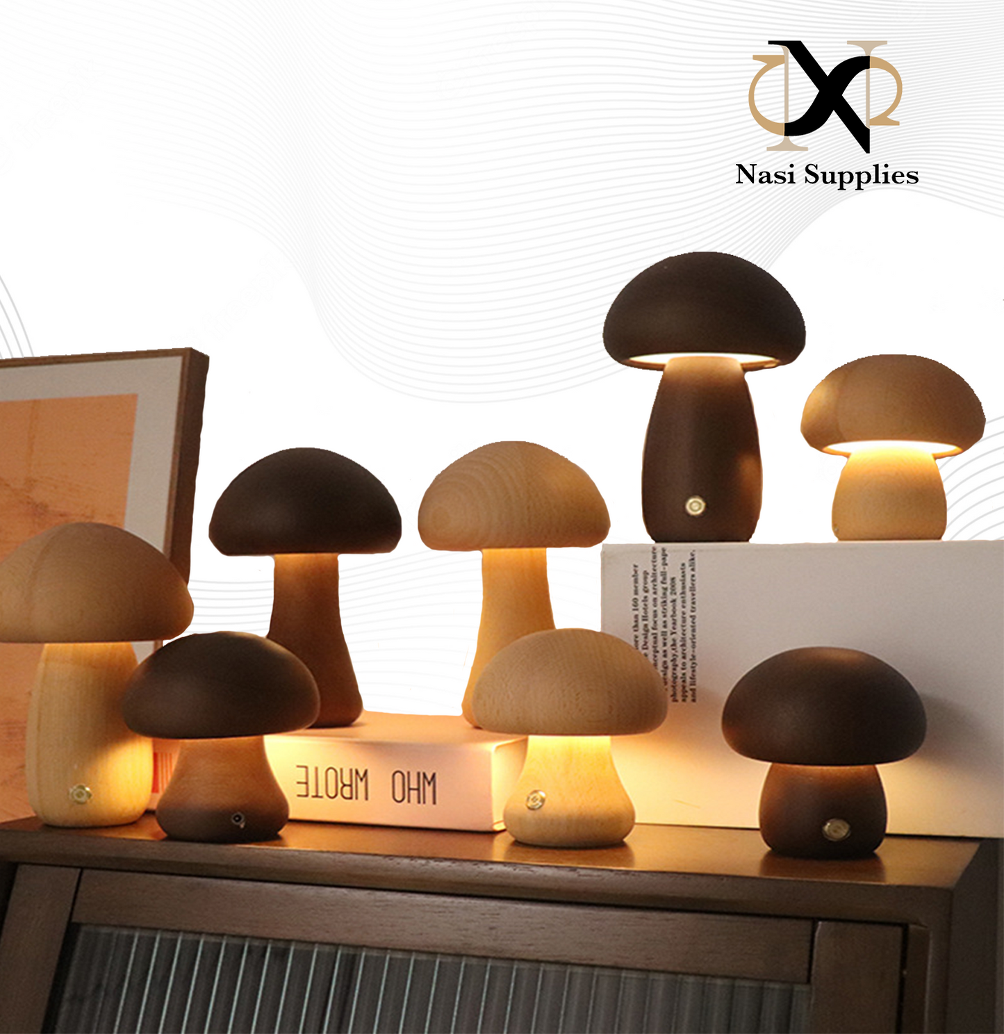 Mushroom Night Light With Touch Switch