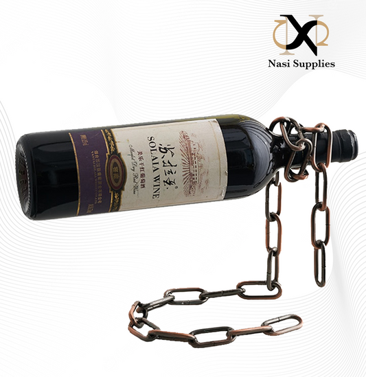 Wine Bottle Holder Suspended Iron Chain