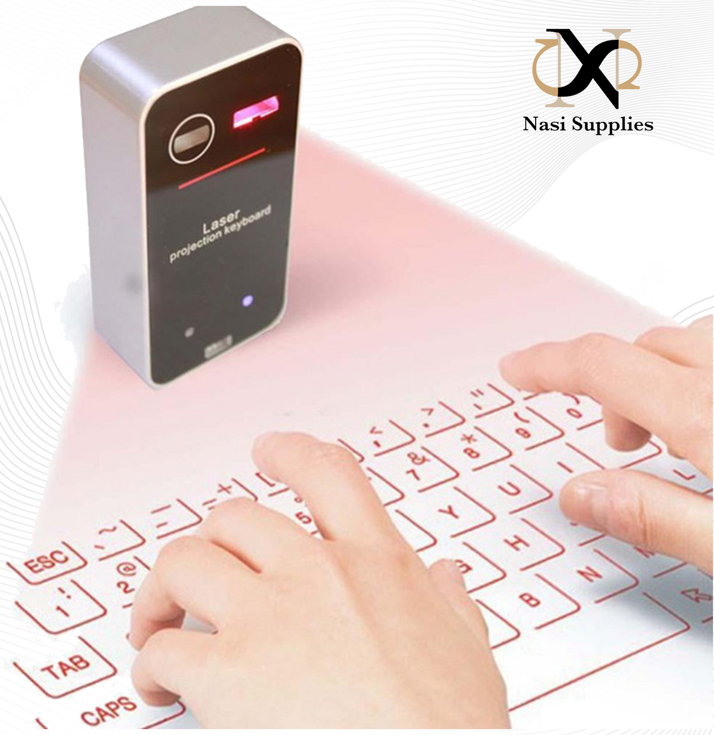 Bluetooth Wireless Laser Keyboard