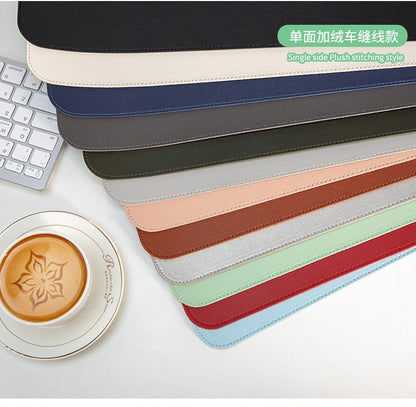 Portable large suede mouse pad