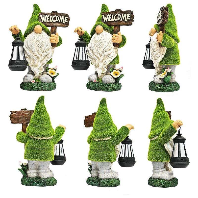 Lighting Garden Dwarf Statue