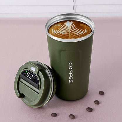 Temperature Display Coffee Cup