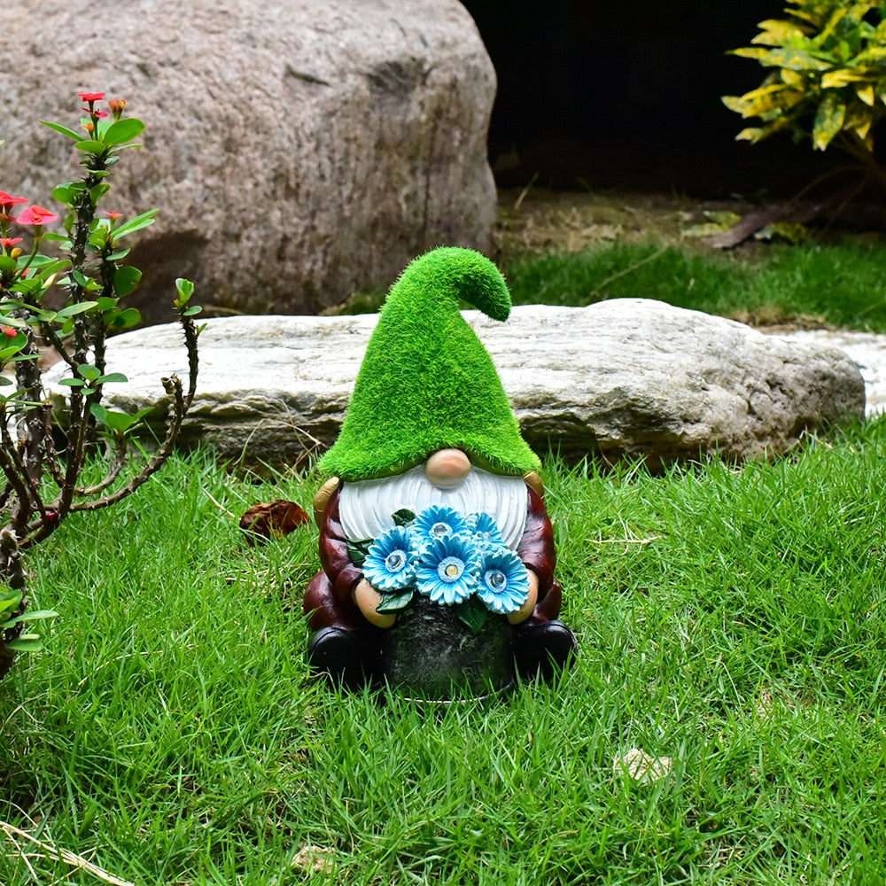 Lighting Garden Dwarf Statue