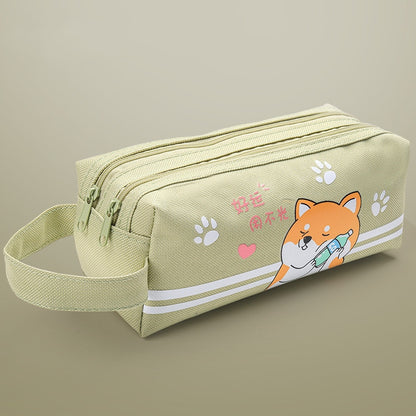 Pencil case double shutter