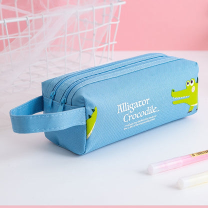 Pencil case double shutter