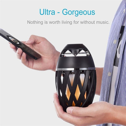 Flame Torch Lamp Bluetooth Speaker