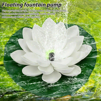 Lotus Solar Water Fountain