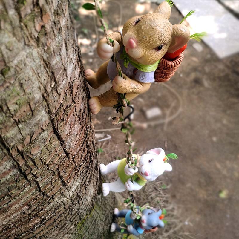 Little Bunny Climbing Ornament