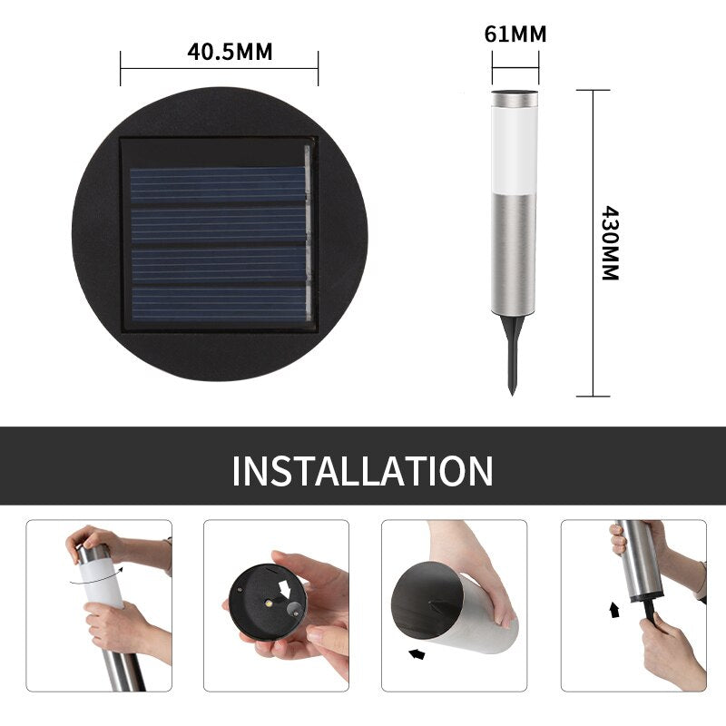 Solar Power Pathway Bollard