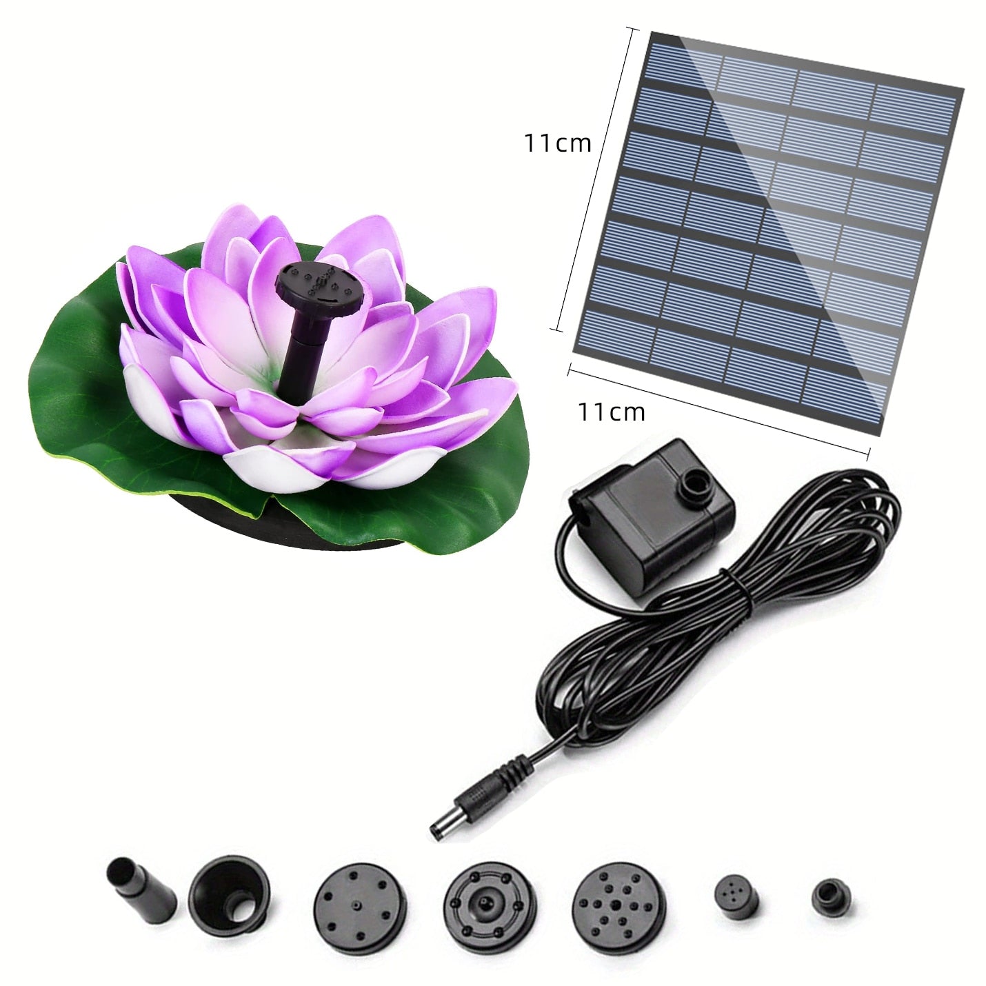 Lotus Solar Water Fountain