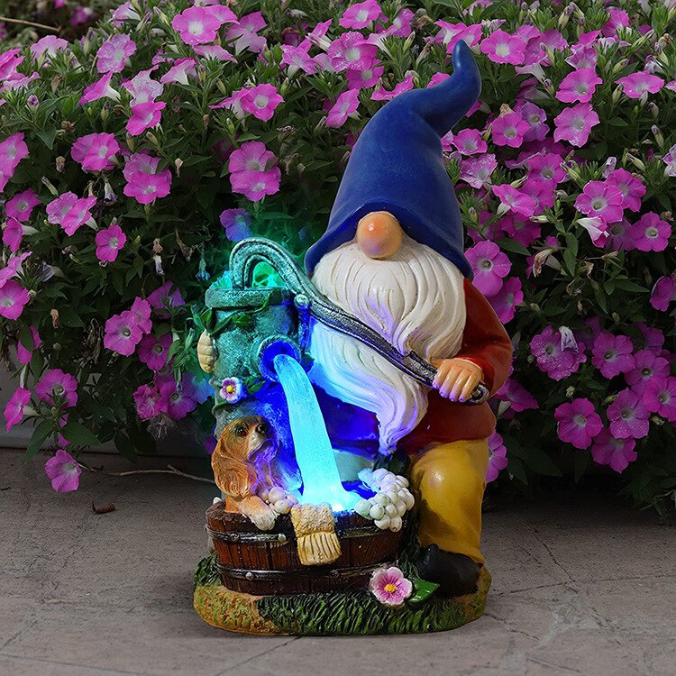 Lighting Garden Dwarf Statue