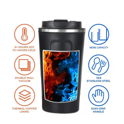 Temperature Display Coffee Cup