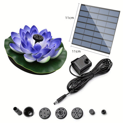 Lotus Solar Water Fountain