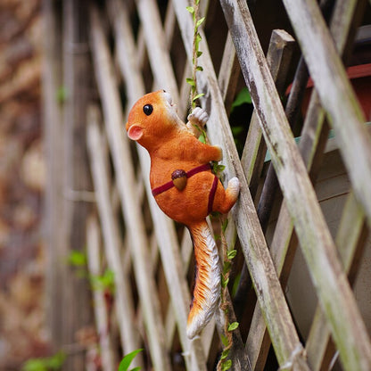 Squirrels Climbing Ornaments