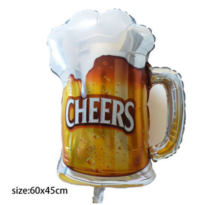 Beer Cup Balloon with Birthday age