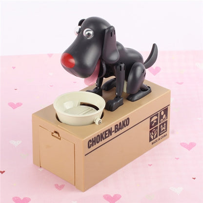 Coin money box dog robot