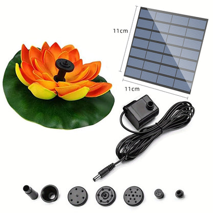 Lotus Solar Water Fountain