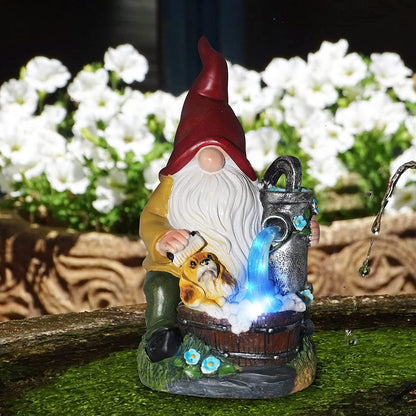 Lighting Garden Dwarf Statue